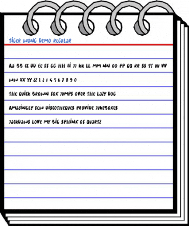 Tiger Wong Demo Regular Font