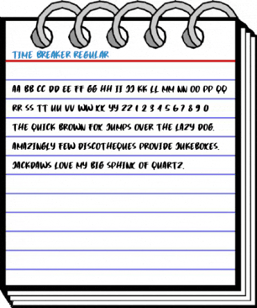 Time Breaker Regular Font