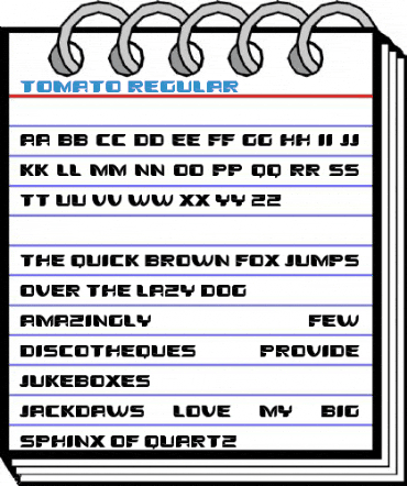 Tomato Regular Font