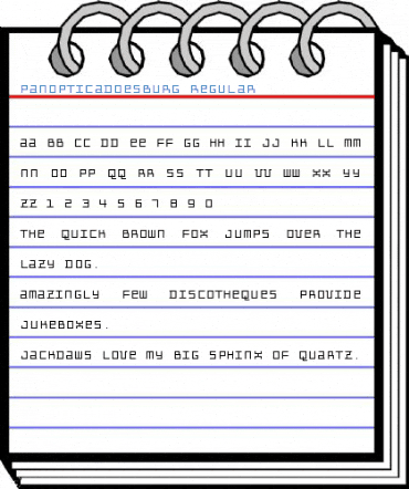 PanopticaDoesburg Regular Font