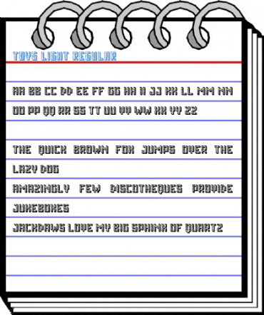 Toys Light Regular Font