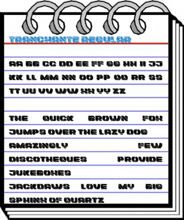 Tranchante Regular Font
