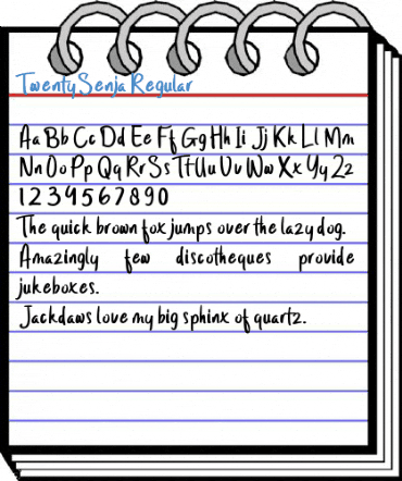 Twenty Senja Regular Font