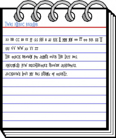 Twig Alleric Regular Font