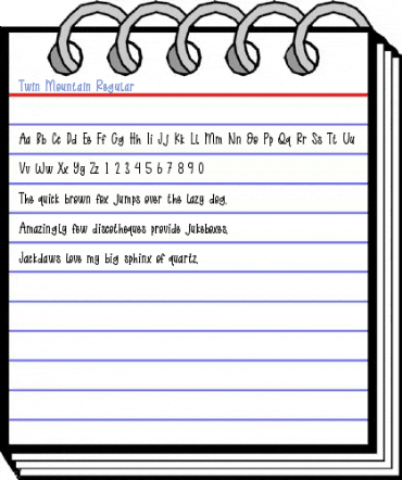 Twin Mountain Regular Font