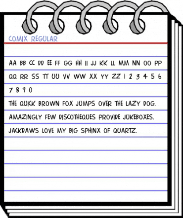 Comix Regular Font