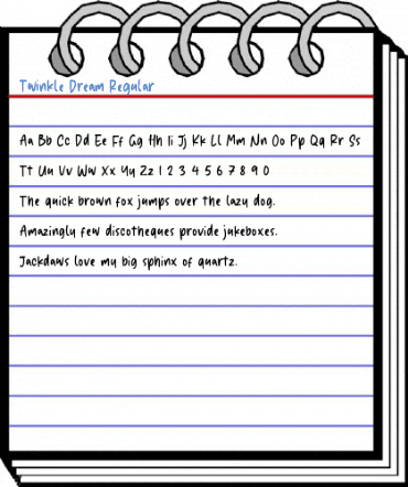 Twinkle Dream Regular Font