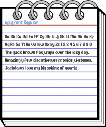 ugly font Regular Font