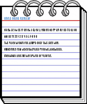 Uncle House Regular Font