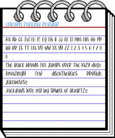 Unicorn Dancing Regular Font