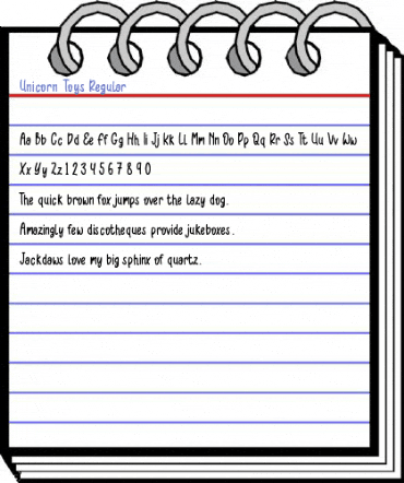 Unicorn Toys Regular Font