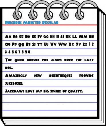 Unicorns Monster Regular Font
