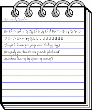 Unusefully Regular Font