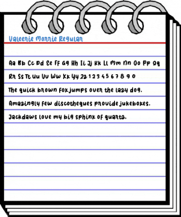 Valeerie Morrie Regular Font