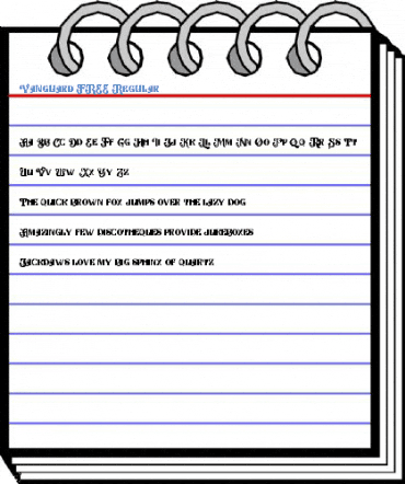 Vanguard FREE Regular Font