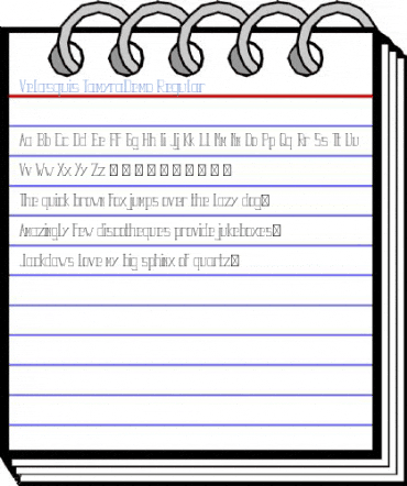 Velasquis TamyraDemo Regular Font