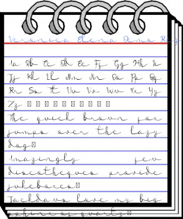 Veronica Elena Demo Regular Font