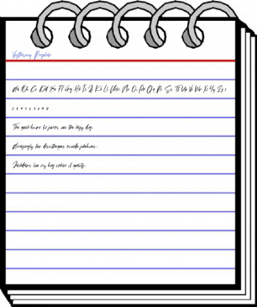 Vezthisory Regular Font