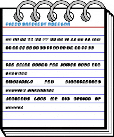 Video Gradient Regular Font