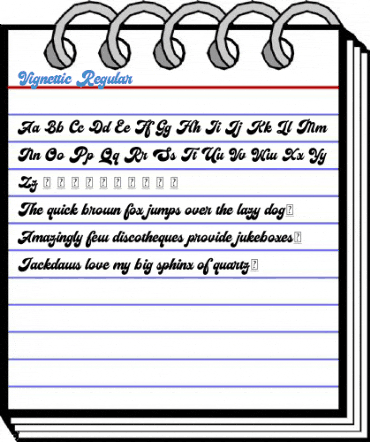 Vignettic Regular Font
