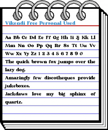 Vikendi Free Personal Used Font