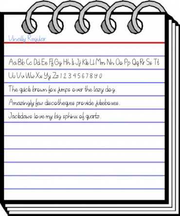 Vinally Regular Font