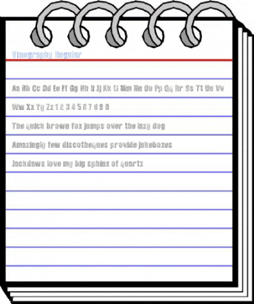 Vinegraphy Regular Font