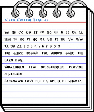 Vires Gollem Regular Font
