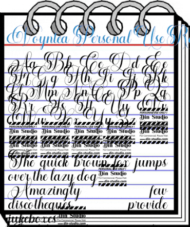 Voyntea Personal Use Regular Font