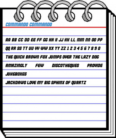 Commando Commando Font