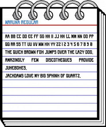 Waruna Regular Font