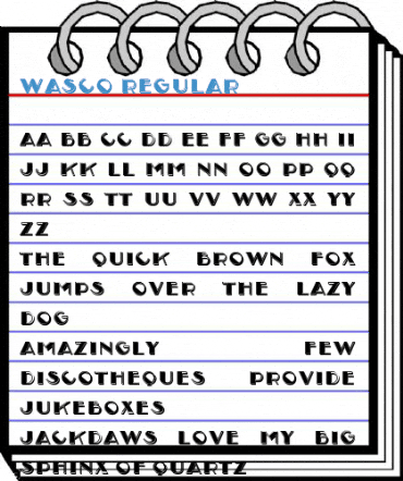 Wasco Regular Font