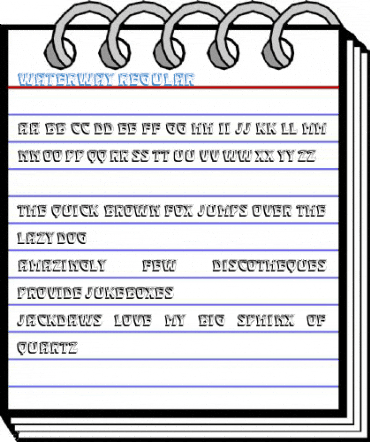 Waterway Regular Font
