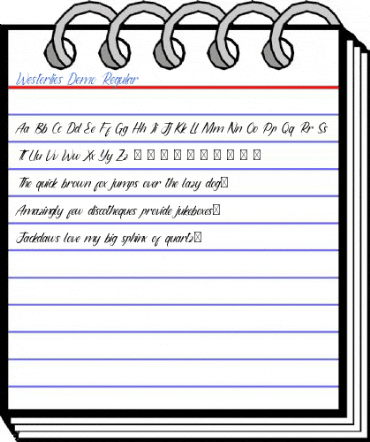 Westerlies Demo Regular Font