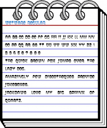 Wetware Regular Font
