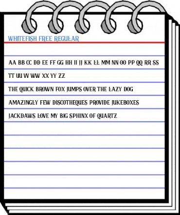Whitefish FREE Regular Font