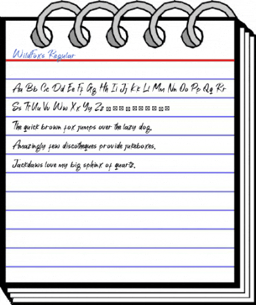 WildFoxs Regular Font