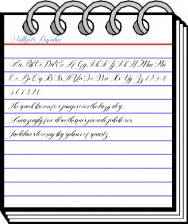 Willgets Regular Font