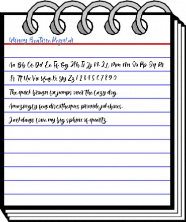 Winny Beatrice Regular Font