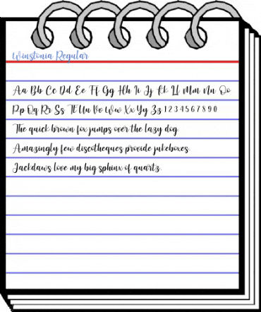 Winstonia Regular Font