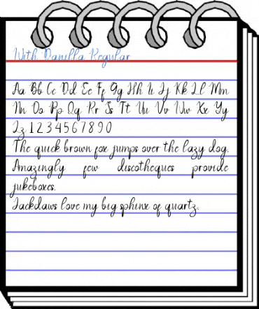 With Danilla Regular Font