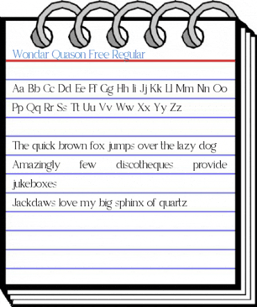 Wondar Quason Free Regular Font