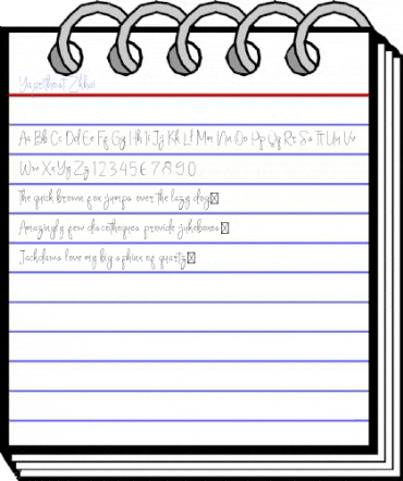 Yagrithost Zkhai Font