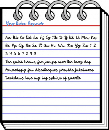 Yay Babe Regular Font
