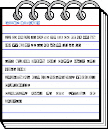 Years Regular Font