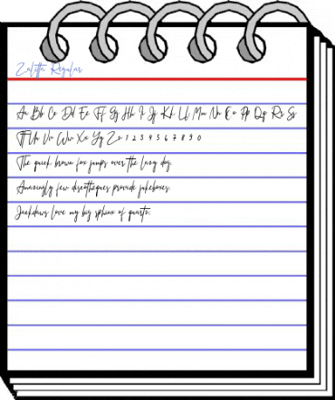 Zalitta Regular Font