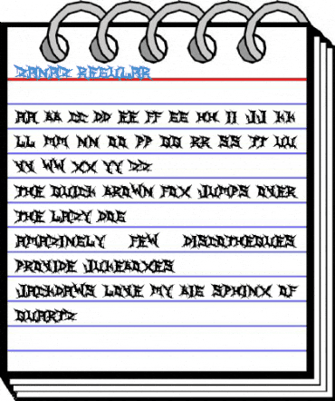 Zanaz Regular Font