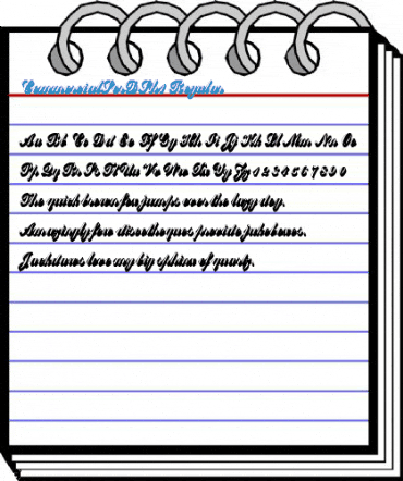 CommercialScrDSh1 Regular Font