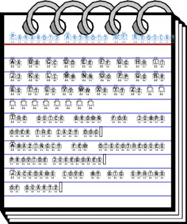 Paranoid Android BF Regular Font