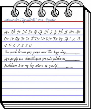 Alessandro_Signature_Demo Regular Font